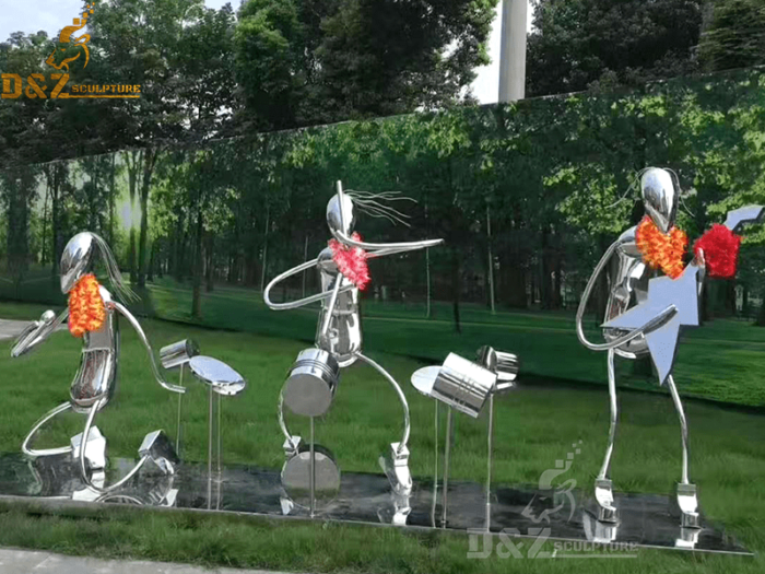 abstract ant sculpture metal sculpture art music sculpture for garden DZM 092