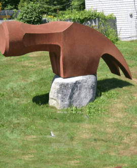 axe sculpture corten sculpture for garden decor DZM 183