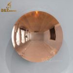 indoor home decor wall art sculpture metal disc mirror sculpture custom made