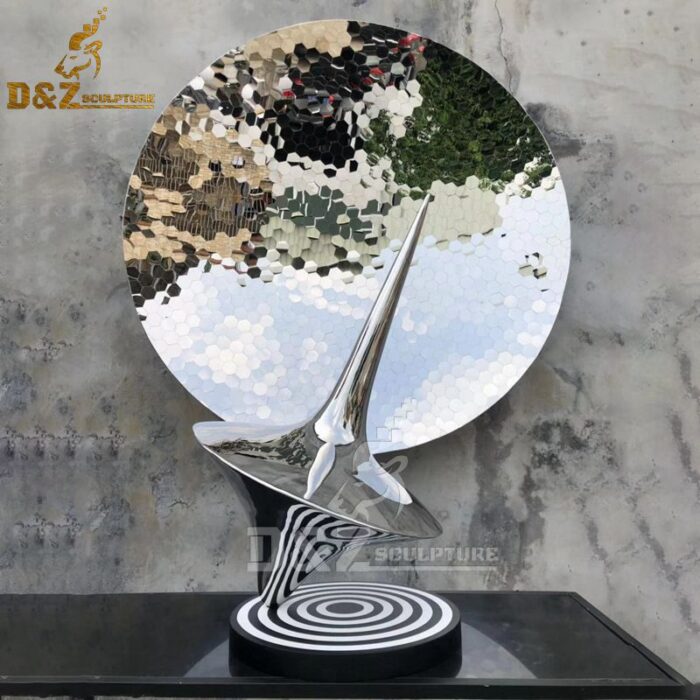 metal disc wall sculpture metal wall sculpture blue and green metal disc wall sculpture DZM 232