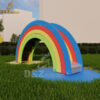 stainless steel metal modern rainbow bridge slide for chlidern DZM 142 (2)