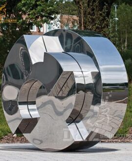 abstract metal sculpture for home decor DZM 300
