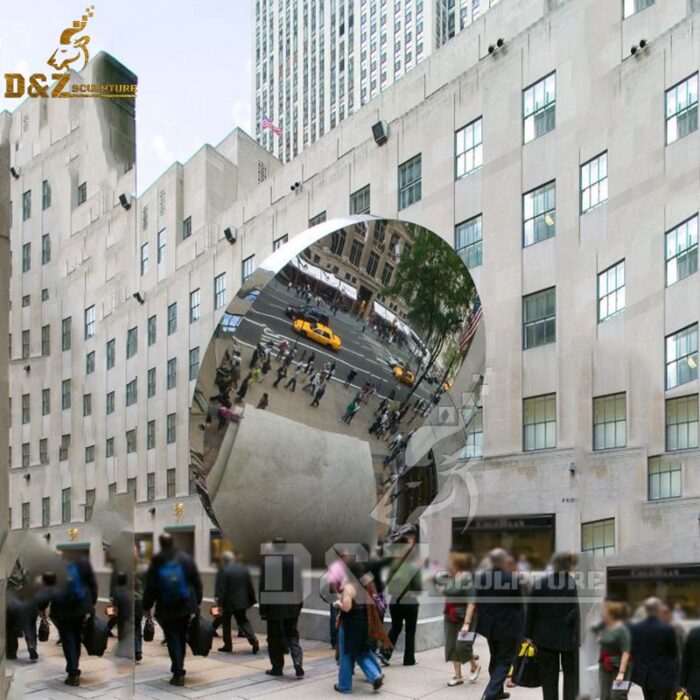 abstract stainless steel sculpture garden decor sculpture DZM 276