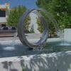 fountain sculpture design for pond outdoor statue water fountain