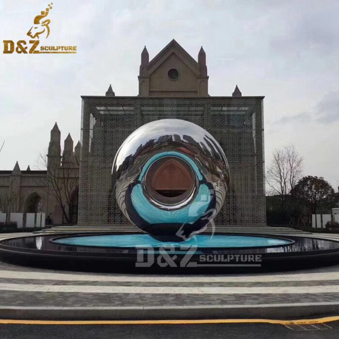 metal stainless steel sculpture abstract art sculpture DZM 295 1