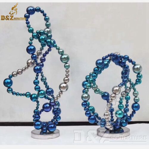 modern outdoor sculpture metal sculptrue stainless steel garden sculpture DZM 436