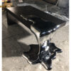 metal office cool art sculptural desk for modern office stainless steel desk sculptureDZM 561 (2)
