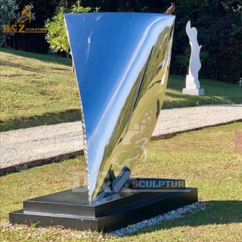 stainless steel sculpture for sale metal art design abstract city DZM 513