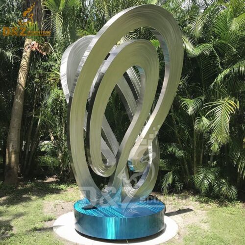 stainless steel sculpture modern art design custom made sculpture DZM 556