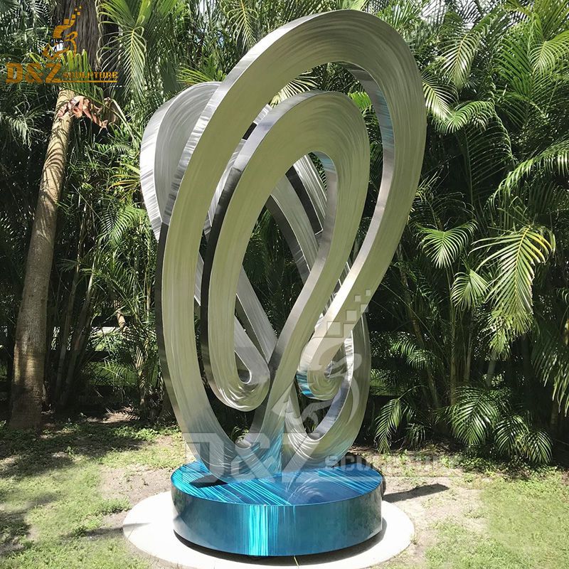 sculpture en acier inoxydable design d'art moderne sculpture sur mesure DZM  556 – ré&Sculpture d'art Z