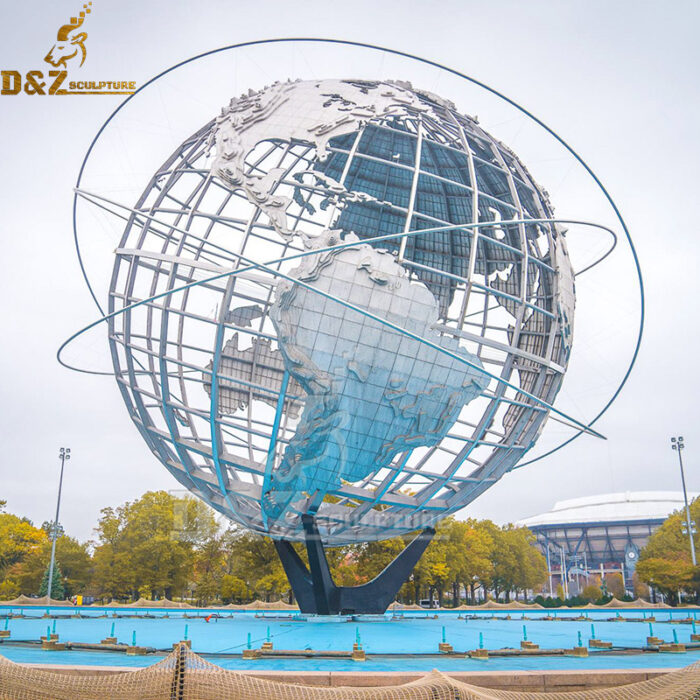 columbus circle globe sculpture metal world globe sculpture world globe sculpture DZM 643 (2)