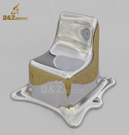 art design modern sculpture stainless steel sculpture for sale DZM 727