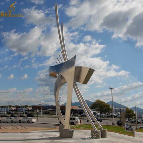gaint stainless steel art modern design for park decor art decor DZM 747