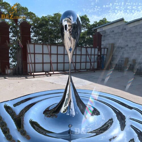 large sculpture for sale art modern design water drop sculpture DZM 690