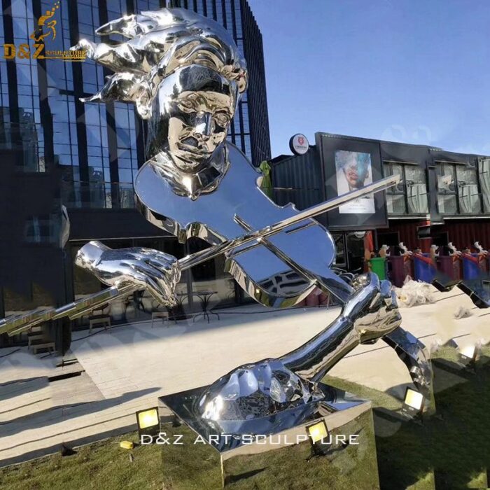 a abstract woman is playing violin art modern design for the art design DZM 783