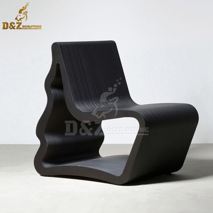 art abstract chair sculpture for art metal design for home decor DZM 779