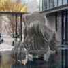 multilayer slice sculpture art modern design rockey sculpture under the water DZM 824 (3)