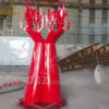 red wisdom life tree hopeful tree sculpture for custom made DZM 827