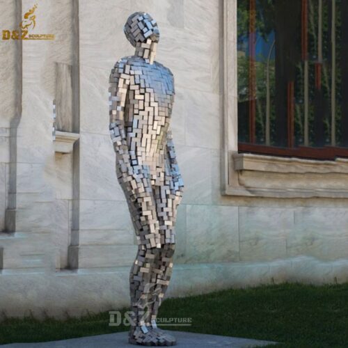 stainless steel sculpture art metal modern sculpture figure art modern design DZM 788