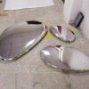 stainless steel abstract rock sculpture different size for wall decoration DZM 934 (1)