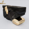large black with gold metal rectangle coffee table custom made design DZM 980 (3)