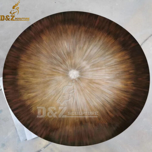stainless steel disc colorful sculpture art design for living room decoration DZM 1030