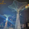 stainless steel wire art tree sculpture for city decoration DZM 1031 (2)