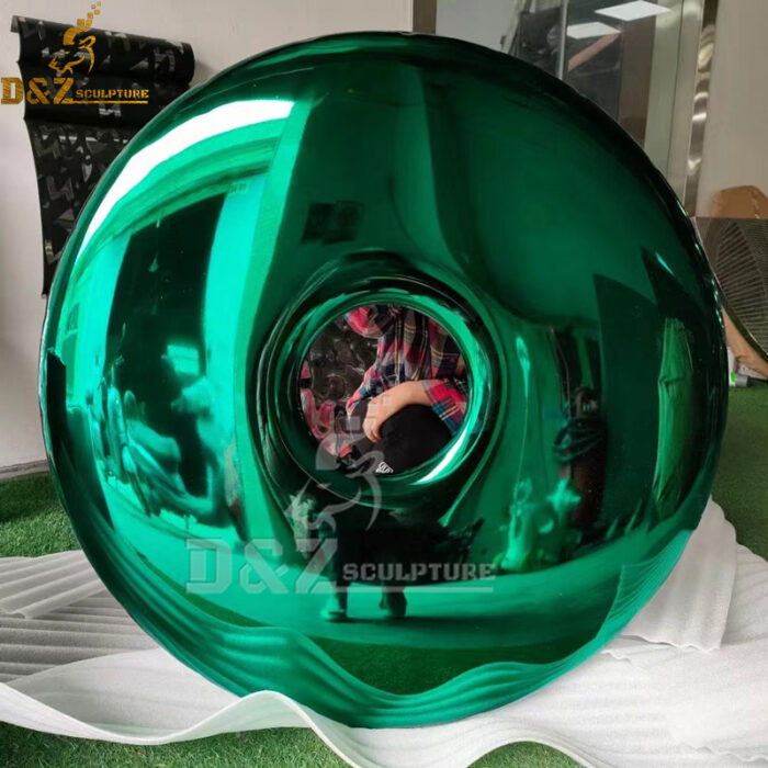 stainless steel plated color circle 3d wall art sculptures for home decoration DZM 1131 - Image 9