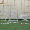 stainless steel wire white figure for park man exercising for sale DZM 1156
