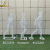 stainless steel wire white figure for park man exercising for sale DZM 1156 - Image 3