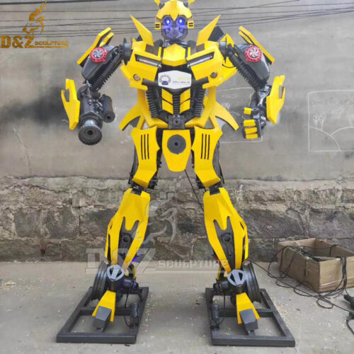 large metal art modern transformation in sculptures stainless steel sculpture DZM 1195