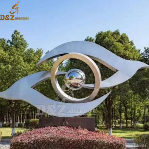 stainless steel art modern sculpture metal abstract sculpture for sale DZM 1182