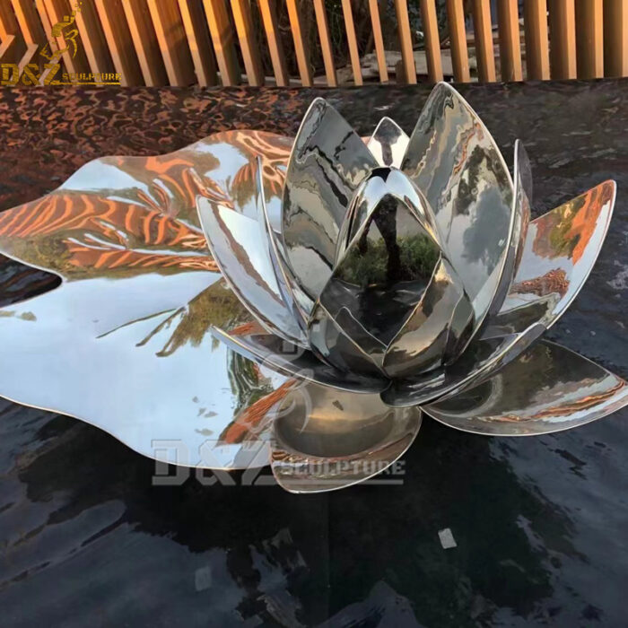 stainless steel sculpture abstract louts sculpture set for sale DZM 1184 - Image 3