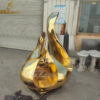 outdoor large modern abstract stainless steel metal sculpture for garden decoration DZM 1218 - Image 3