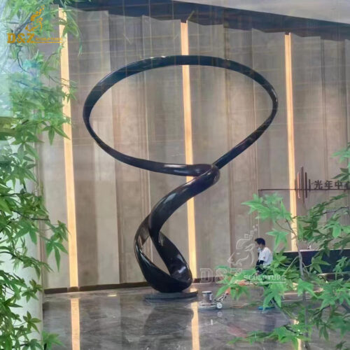 stainless steel scullpture art modern outdoor design for sale DZM 1228