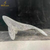stainless steel wire animals sculpture art modern white wire sculpture for sale DZM 1240 - Image 4