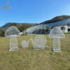 stainless steel wire animals sculpture art modern white wire sculpture for sale DZM 1240 - Image 6