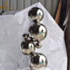 large sphere art modern outdoor metal mirror finshing sculpture DZM 1246