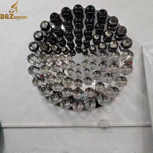 stainless steel circle art wall sculpture wall decoration DZM 1245