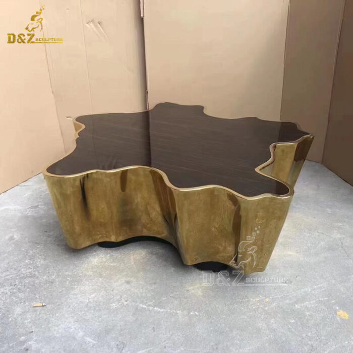 stainless steel abstract art modern table sculpture modern design for sale DZM 1265 - Image 2