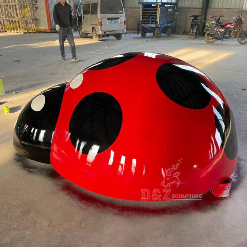 stainless steel large insect sculpture giant insect beetle sculpture for sale DZM 1264