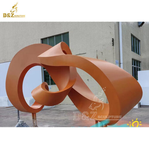 stainless steel colorful abstract garden modern sculpture for sale DZM 1275