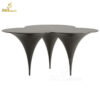 stainless steel art table sculpture modern metal art sculpture for sale DZM 1282 - Image 4