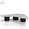 stainless steel sculpture art modern table with chair set for home decorate DZM 1315 - Image 3