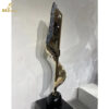 stainless steel art abstract mirror finishing sculpture for home decorate DZM 1356 - Image 3
