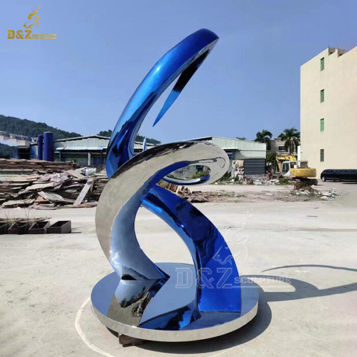 stainless steel art metal modern abstract sculpture for sale DZM 1354