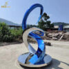 stainless steel art metal modern abstract sculpture for sale DZM 1354 - Image 3