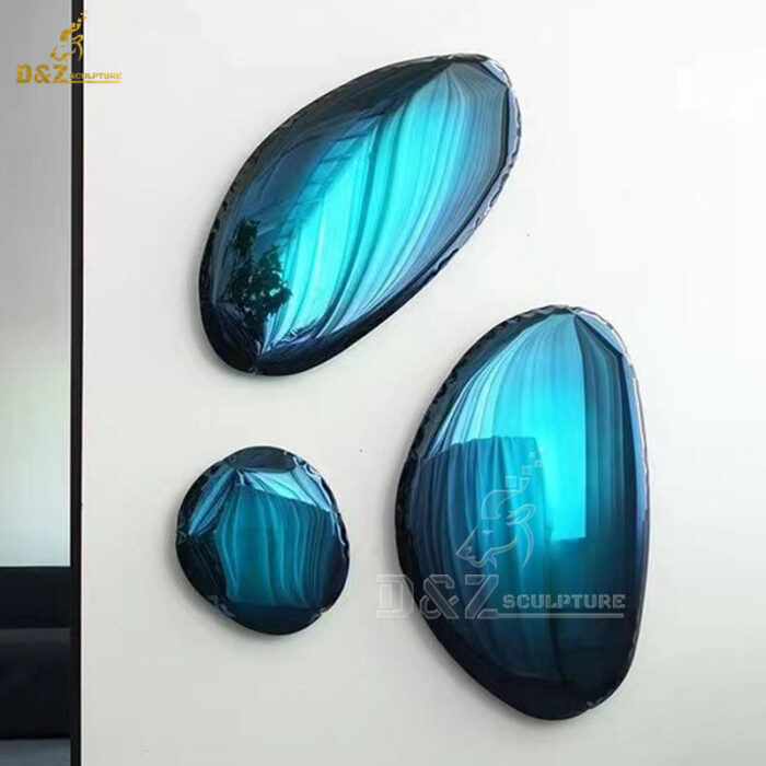 stainless steel mirror finishing wall art sculpture modern sculpture for sale DZM 1365