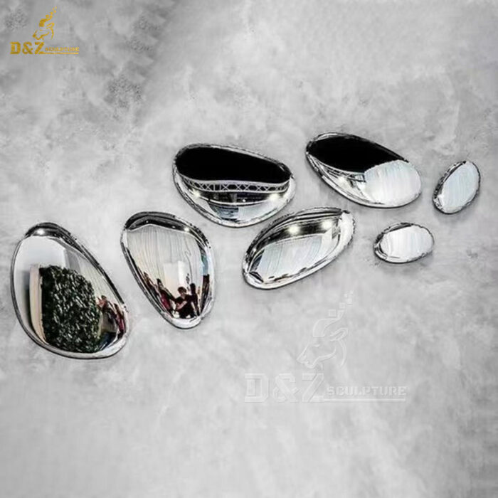 stainless steel mirror finishing wall art sculpture modern sculpture for sale DZM 1365 - Image 3