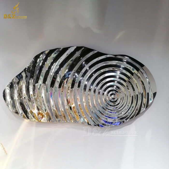 stainless steel mirror finishing wall art sculpture modern sculpture for sale DZM 1365 - Image 4